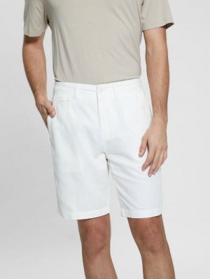 Guess Eco Linen Slub Shorts Wit | GUESS-SN31357