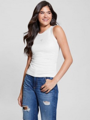 Guess Eco Michela Embellished Top Wit | GUESS-SN27619