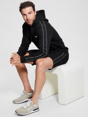 Guess Eco Mickey Jogger Shorts Zwart | GUESS-SN31479