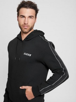 Guess Eco Mickey Quattro G Hoodie Zwart | GUESS-SN30971