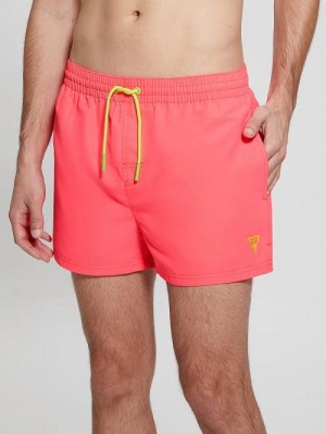 Guess Eco Neon Swim Trunks Roze | GUESS-SN31596