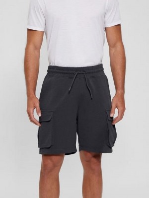Guess Eco Nilo Cargo Shorts Zwart | GUESS-SN31554