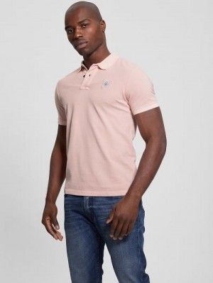Guess Eco Pique Polo Roze | GUESS-SN31072