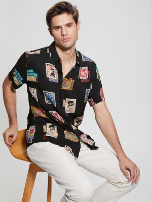 Guess Eco Post Card Shirt Multi | GUESS-SN31135