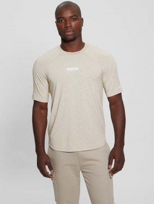 Guess Eco Rigel Tee Beige | GUESS-SN31557