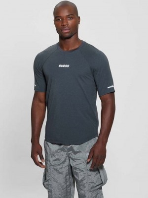 Guess Eco Rigel Tee Zwart | GUESS-SN30686
