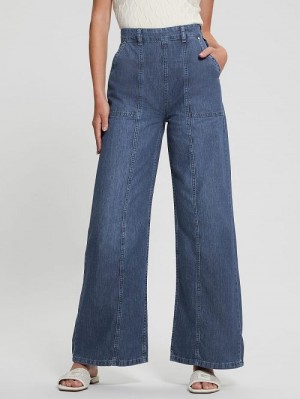 Guess Eco Rose Jeans Blauw | GUESS-SN26558