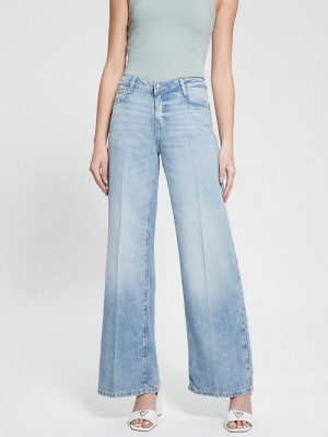 Guess Eco Sexy Palazzo Jeans Blauw | GUESS-SN26691
