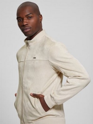 Guess Eco Soft Suede Jacket Wit | GUESS-SN30812