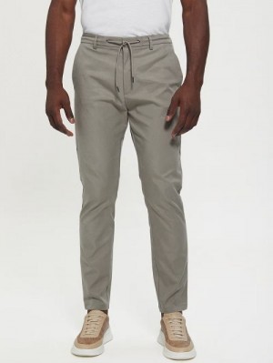 Guess Eco Technical Pants Groen | GUESS-SN31395