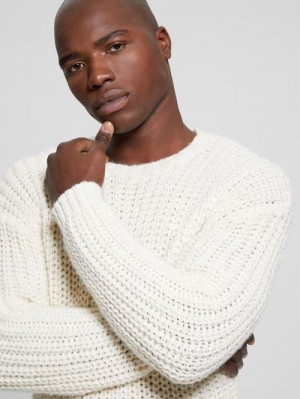 Guess Eco Wool-Blend Grayson Sweater Wit | GUESS-SN30977