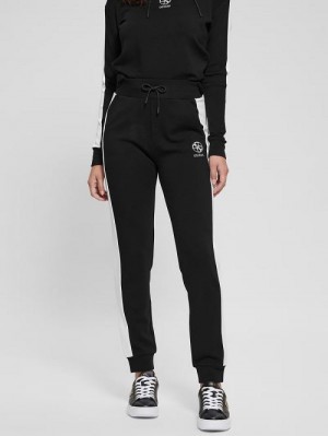 Guess Eléa Signature Joggers Zwart | GUESS-SN28457