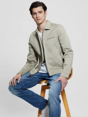 Guess Embossed Jacket Beige | GUESS-SN30764