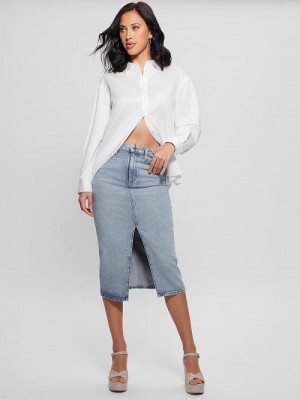 Guess Erica Oversized Top Wit | GUESS-SN27560