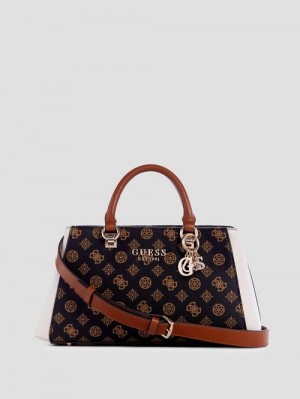 Guess Evelune Girlfriend Satchel Bruin | GUESS-SN29312