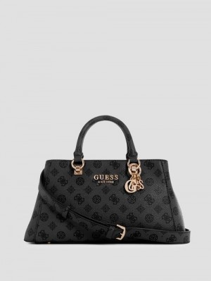 Guess Evelune Girlfriend Satchel Zwart | GUESS-SN29311