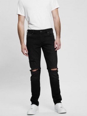 Guess Finnley Tapered Jeans Zwart | GUESS-SN30418