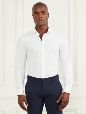 Guess Formal Button-Up Shirt Wit | GUESS-SN31199