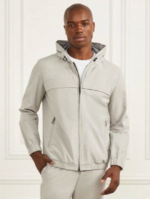 Guess Formal Performance Hooded Jacket Grijs | GUESS-SN30728