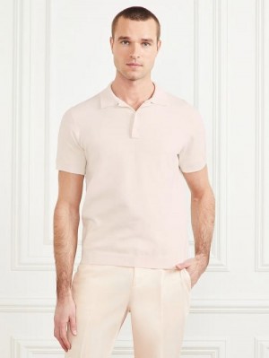 Guess Formal Performance Sweater Polo Wit | GUESS-SN31110