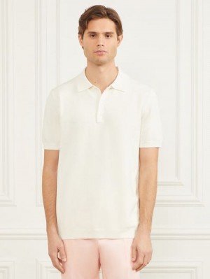 Guess Formal Performance Sweater Polo Wit | GUESS-SN31143