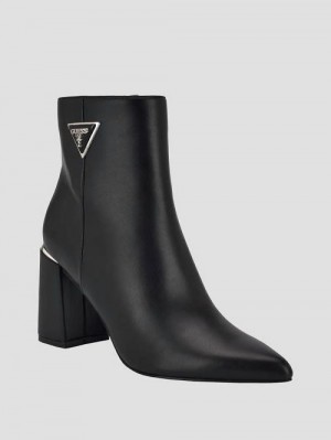 Guess Frenky Pointed Booties Zwart | GUESS-SN29943