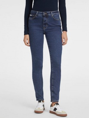 Guess G05 High-Rise Skinny Jeans Blauw | GUESS-SN26585