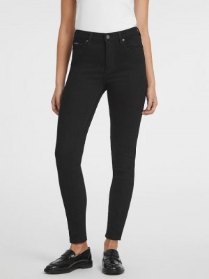 Guess G05 High-Rise Skinny Jeans Zwart | GUESS-SN26595