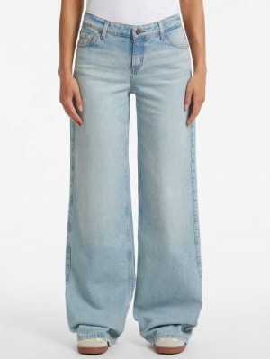 Guess G11 Wide-Leg Jeans Blauw | GUESS-SN26569