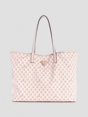 Guess G Wave Large Tote Set Roze | GUESS-SN29451