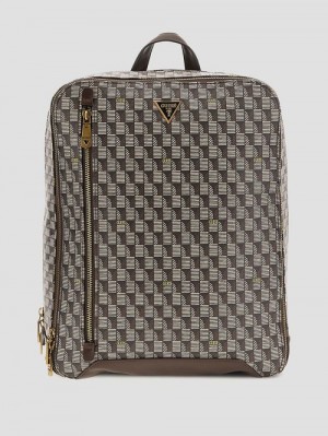 Guess G Wave Squared Backpack Bruin | GUESS-SN31684