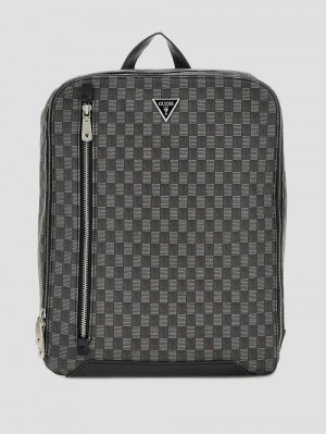 Guess G Wave Squared Backpack Zwart | GUESS-SN29484