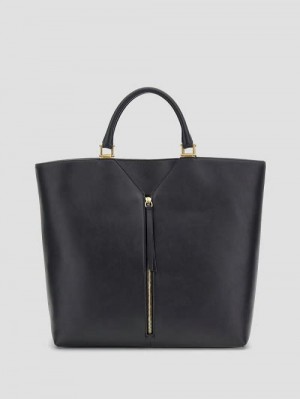 Guess Gabrielle Zip Tote Zwart | GUESS-SN29419