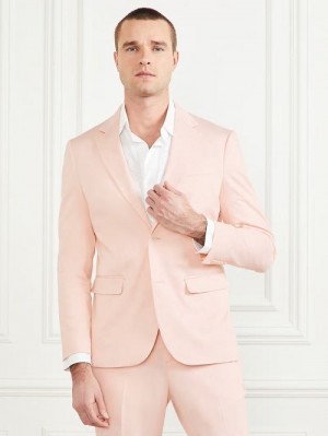 Guess George Notched Blazer Roze | GUESS-SN30801