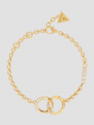 Guess Gold-Tone Forever Link Bracelet Goud | GUESS-SN30324