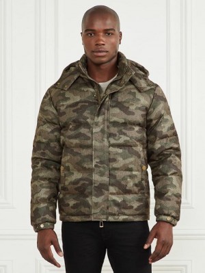 Guess Hooded Puffer Jacket Multi | GUESS-SN30748