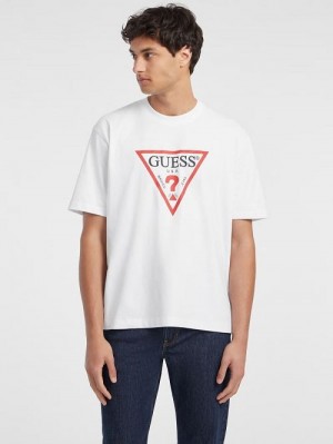 Guess Iconic Tee Wit | GUESS-SN30494