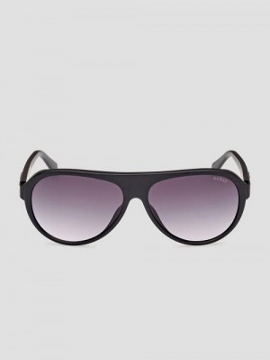 Guess Ignacio Aviator Sunglasses Zwart | GUESS-SN31817