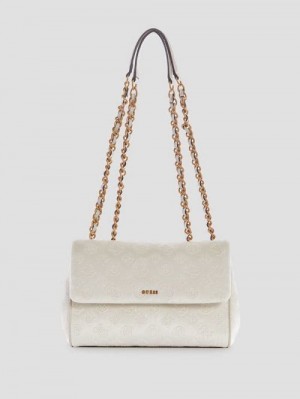 Guess Inia Velvet Convertible Crossbody Wit | GUESS-SN29100