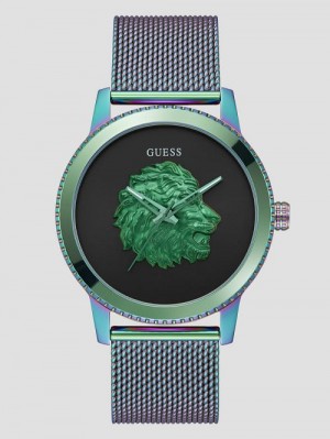 Guess Iridescent Lion Analog Watch Multi | GUESS-SN31660