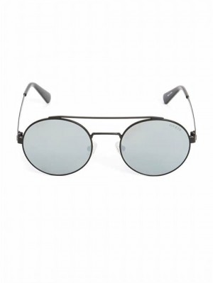 Guess Jack Round Aviator Sunglasses Zwart | GUESS-SN31819