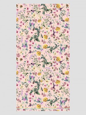 Guess Jannessa Floral Scarf Roze | GUESS-SN30199