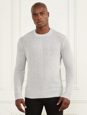 Guess Jaspe Crewneck Sweater Grijs | GUESS-SN31003