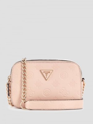 Guess Jena Camera Crossbody Roze | GUESS-SN28897