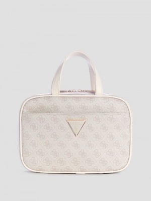 Guess Jesco Hanging Cosmetic Bag Grijs | GUESS-SN31782