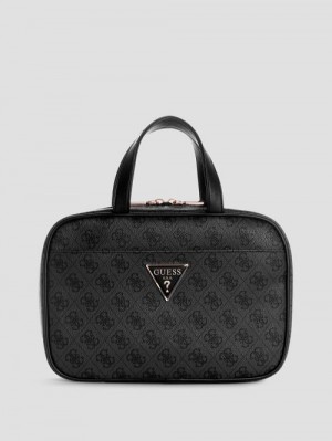 Guess Jesco Hanging Cosmetic Bag Zwart | GUESS-SN31759