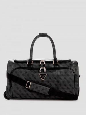 Guess Jesco Wheeled Duffel Bag Zwart | GUESS-SN31769