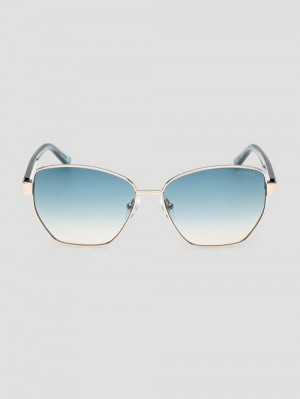 Guess Josey Butterfly Peony Sunglasses Goud | GUESS-SN30086