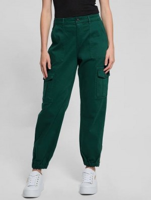 Guess Juno Cargo Joggers Groen | GUESS-SN28248