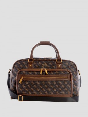 Guess Keith Duffel Bag Bruin | GUESS-SN31678